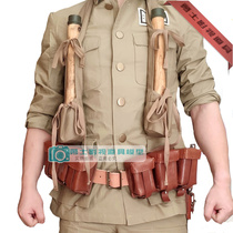 Movie props World War II Anti-war National Army eight-way Zhongzheng triplet Mauser 98K scalper bullet bag red exhibits