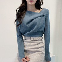 sandro bassa foreign air design sense long sleeve sweater knit cardigan 2021 new autumn winter hitch undershirt woman