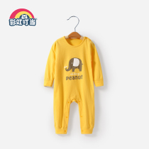 Baby clothes Summer thin new born baby jumpsuit Spring and autumn male baby pure cotton coat Autumn and winter female autumn outfit