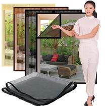 Inset Window Screen Mesh Air Tulle Adjustable Summer
