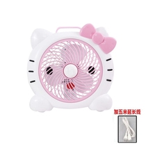 Small yellow electric fan mini cartoon student dormitory turn page office bedside big white desktop speed control cute