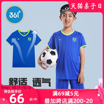 361 childrens clothing boys sports suit summer clothing middle school childrens football clothing summer childrens quick-drying clothing boy basketball set R