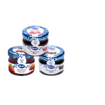 Imported Hero Hero cherry sauce strawberry sauce water jam raspberry mini breakfast spread bread toast