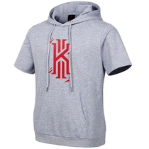 Spring Summer Sports Acrobat Sweatshirt Man Short Sleeve Jersey Jacket Hooded Sweatshirt Loose Big Code Basketball Suit Casual Training Wear