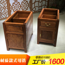 Bahua Okan cabinet bracket solid wood large board desk leg foot custom with drawer single draw double draw one door and one draw