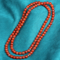55 47 gr ice floe floats] High-quality-round Runnen South Red Manau Multi-circle bracelet necklace Buddha beads