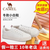 Camel Camel winter flat thick-soled shoes student shoes round head lace-up female low-top shoes A94228622