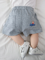 British next kid baby pants summer clothes thin section outerwear baby shorts summer baby trendy brand big pp pants