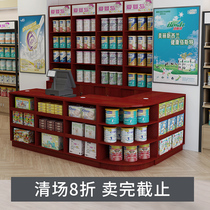 Clearance price maternal and child store supermarket tobacco and wine cabinet combination bar counter small corner convenience store cash register while supplies last