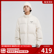 FPA Short Stand Collar Ribbon Down Jacket Casual Simple Basic National Tide Brand Winter Loose Couple Outer Jacket