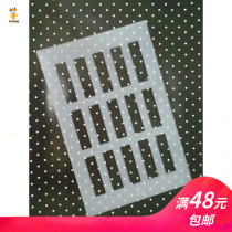 (rectangular) tile molds chocolate flower sheet molds