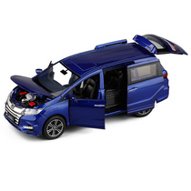 Metal simulation 1:32 Honda Odyssey side sliding door 6 open car model toy police car MPV business car