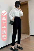 High sub lengthened version smoke pipe pants 175 comfortable suit Harun casual pants 170 minimalist about 100 lap pants