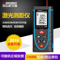 Deep Dawei 60 100 meters handheld laser rangefinder High precision infrared measuring instrument Measuring room distance electronic ruler