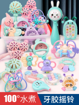 Newborn baby hand ringing toys 0 - 1 year old baby Yi Yi Pre - Teach can bite tooth for 3 - June toddler calm
