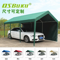 qsbuku car tent outdoor detachable awning balcony awning mobile shed family carport parking shed