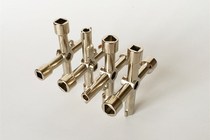 Water meter front valve key Universal word multi-function triangle magnetic tap water meter switch accessories