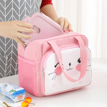 Bento bag cartoon cute pet lunch box bag thick portable ice bag insulation packaging lunch box bag student insulation bag