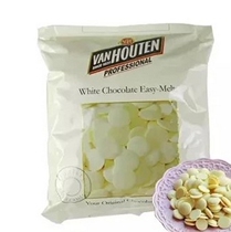 fan howdeng pure cocoa butter white chocolate coins 1 5KG installed baking 30 5% White Bitcoin value