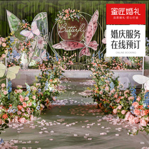 (Alices Garden)Small fresh outdoor theme decoration and construction Honey Craftsman national store wedding service