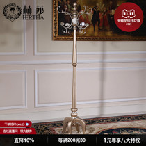 Hertha Court French high-end European solid wood coat rack luxury neoclassical bedroom storage rack P1