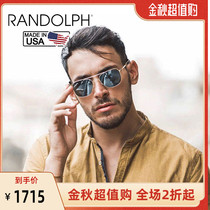 American Randolph Randolph sun glasses male pilot glasses anti-ultraviolet new cobalt blue polarized sunglasses