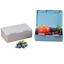 PP plastic lunch box portable multi-purpose fast food box microwave sealed fruit crisper lunch box