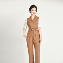 Tangyue 2021 summer new Chinese ear picking home beauty salon beautician SPA technician work clothes female