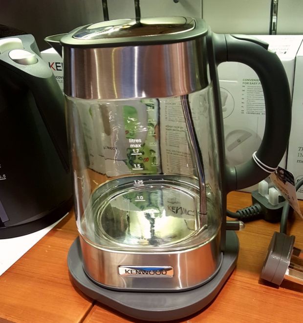 Kenwood Kewood ZJG801C Electric Kettle Square Transparent Temperature Resistant Glass Design Burning Water Saucepan 2200W