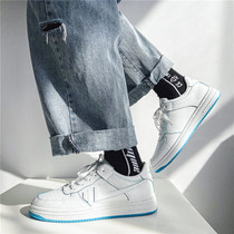 Male Shoes Exploits Nets Red 2022 New Spring Small Whiteboard Shoes 100 Hitch Casual Sails Shoes Men Trend Aj Tide Shoes