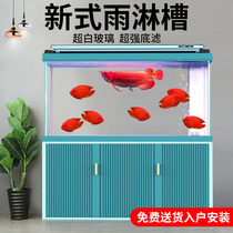  Sensen bottom filter fish tank 2021 new fish tank living room large large ultra-white glass free water change floor-to-ceiling household