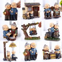 Wedding birthday cake decoration decoration anniversary plug-in one year old man Old Lady grandpa Golden Wedding