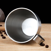 New household stainless steel cup set Anti-scalding childrens water cup with handle Teacup Cold drink cup Coffee cup horse