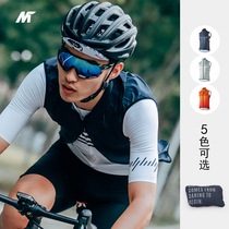 Meissenland lightweight windproof riding vest windbreaker Spring and Autumn mens and womens bicycle portable storage vest Nino