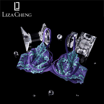 Liza Cheng magic change series thin underwear single layer lace sexy big chest small bra LB0750