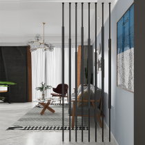 Screen Nordic modern household net red wrought iron wall Metal bedroom block decoration column entrance entrance partition