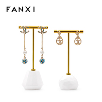 Vansi Fanxi earrings frame metal jewelry rack earrings earrings display props wiring bright white JS 060