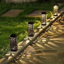 Solar lawn lamp garden lamp home outdoor waterproof floor lamp outdoor garden villa landscape Decoration lamp