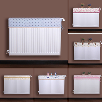 Simple anti-blackening radiator cover fabric heating cover Old-fashioned radiator cover dust cover decorative fabric heating cover