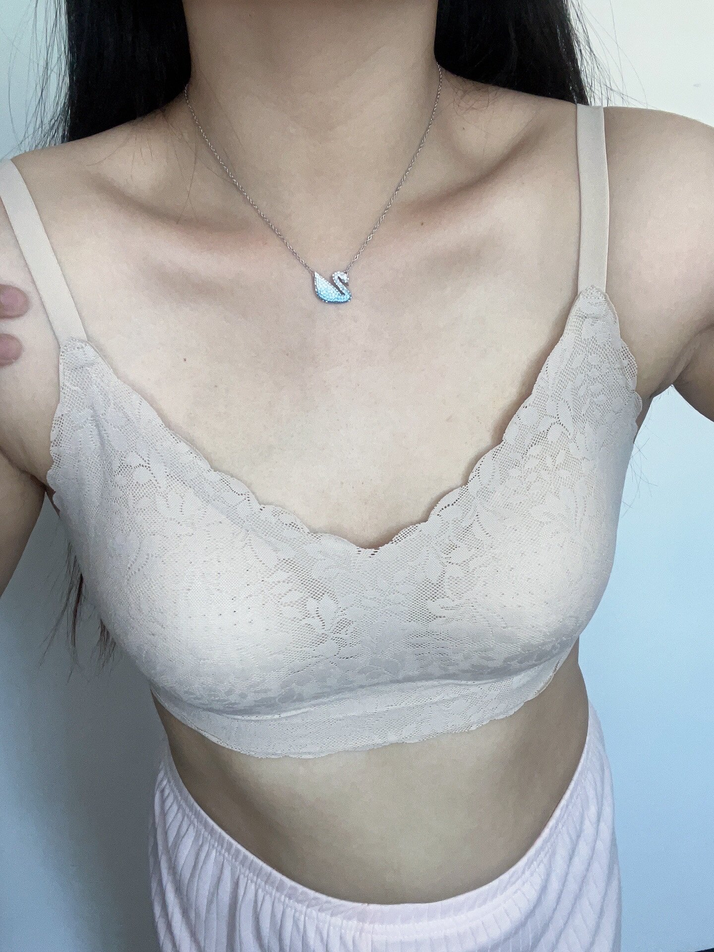 【小海豚内衣】伊维斯小胸显大文胸微聚拢设计自然挺拔蕾丝元素精致浪漫