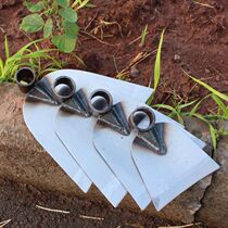 New manganese steel planting vegetables land reclamation land loosening multi-purpose household agricultural tools all-steel hoe trumpet