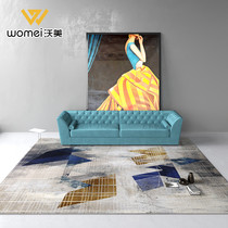 Carpet living room study cloakroom home simple modern coffee table blanket rectangular abstract Villa thickened bedroom blanket