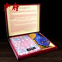 Embroidered silk gift tie scarf Chinese style to send foreigners commemorative handicrafts abroad gift