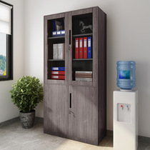 Steel lockable file cabinet Locker Certificate data cabinet Wood grain iron cabinet Transfer file cabinet Employee locker