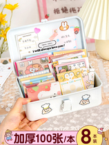 Cute cartoon Post-it notes for students with non-sticky stickers Korean ins girl Japanese Net Red Note Book