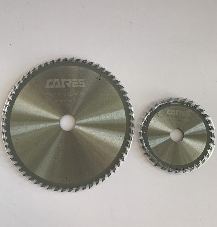 Special saw blade for mother and daughter saw professional grade alloy saw blade 8 inch 4 inch alternating teeth trapezoidal teeth
