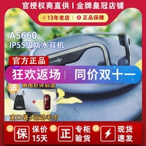AfterShokz Acoustic OpenmoveAS660 1 Bone Conduction Sports Bluetooth Headset Running Wireless Binaural