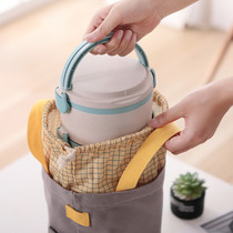 MRLAZY Nordic Portable Thermal Insulation Bento Bag Aluminum Foil Thickened Office Workers Bring Rice Bag Bento Bag Lunch Box Pack