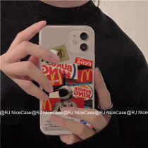 ins astronaut apple 6 7 8plus mobile phone shell xsxr xsmax silica gel 11 12promax anti-fall 6s 7 8 personality se2020