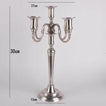 Pure copper candlestick Indian five-headed candlestick retro old decoration model room soft decoration home decoration wedding props